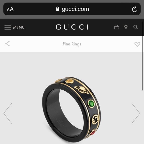 Authentic Gucci Ring - 18karat Gold - Picture 5 of 6